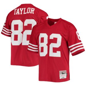 john taylor san francisco 49ers mitchell ness legacy replica jersey scarlet clowdercats kbgxz.jpg