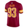 jonathan allen washington commanders nike vapor untouchable limited jersey burgundy clowdercats uykus.jpg
