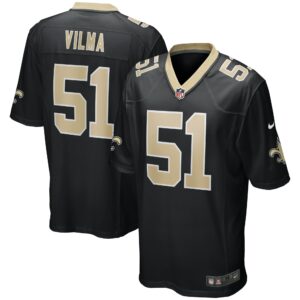 jonathan vilma new orleans saints nike game retired player jersey black clowdercats mcje4.jpg