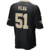 jonathan vilma new orleans saints nike game retired player jersey black clowdercats qhm8y.jpg