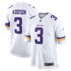 jordan addison minnesota vikings nike away game jersey white clowdercats hsb8u.jpg