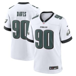 jordan davis philadelphia eagles nike white game jersey white clowdercats iekv5.jpg