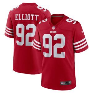 jordan elliott san francisco 49ers nike team game jersey scarlet clowdercats fshse.jpg