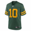 jordan love green bay packers nike alternate game jersey green clowdercats rqyuj.jpg
