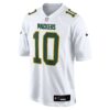 jordan love green bay packers nike fashion game jersey white clowdercats xauej.jpg