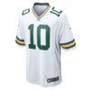 jordan love green bay packers nike game jersey white clowdercats ip7ig.jpg