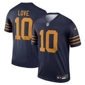 jordan love green bay packers nike the 1923 classic legend player dri fit top navy clowdercats l7grl.jpg