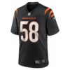 joseph ossai cincinnati bengals nike game jersey black clowdercats kydg1.jpg