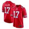 josh allen buffalo bills nike alternate game jersey red clowdercats cvt64.jpg