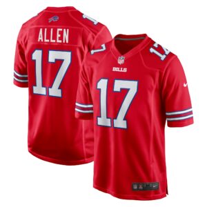 josh allen buffalo bills nike alternate game jersey red clowdercats cvt64.jpg