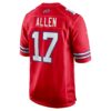 josh allen buffalo bills nike alternate game jersey red clowdercats ia9kp.jpg