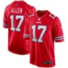 josh allen buffalo bills nike alternate game player jersey red clowdercats 6djoi.jpg
