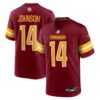 josh johnson washington commanders nike team game jersey burgundy clowdercats ntfmk.jpg