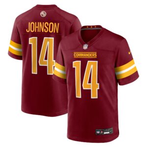 josh johnson washington commanders nike team game jersey burgundy clowdercats ntfmk.jpg