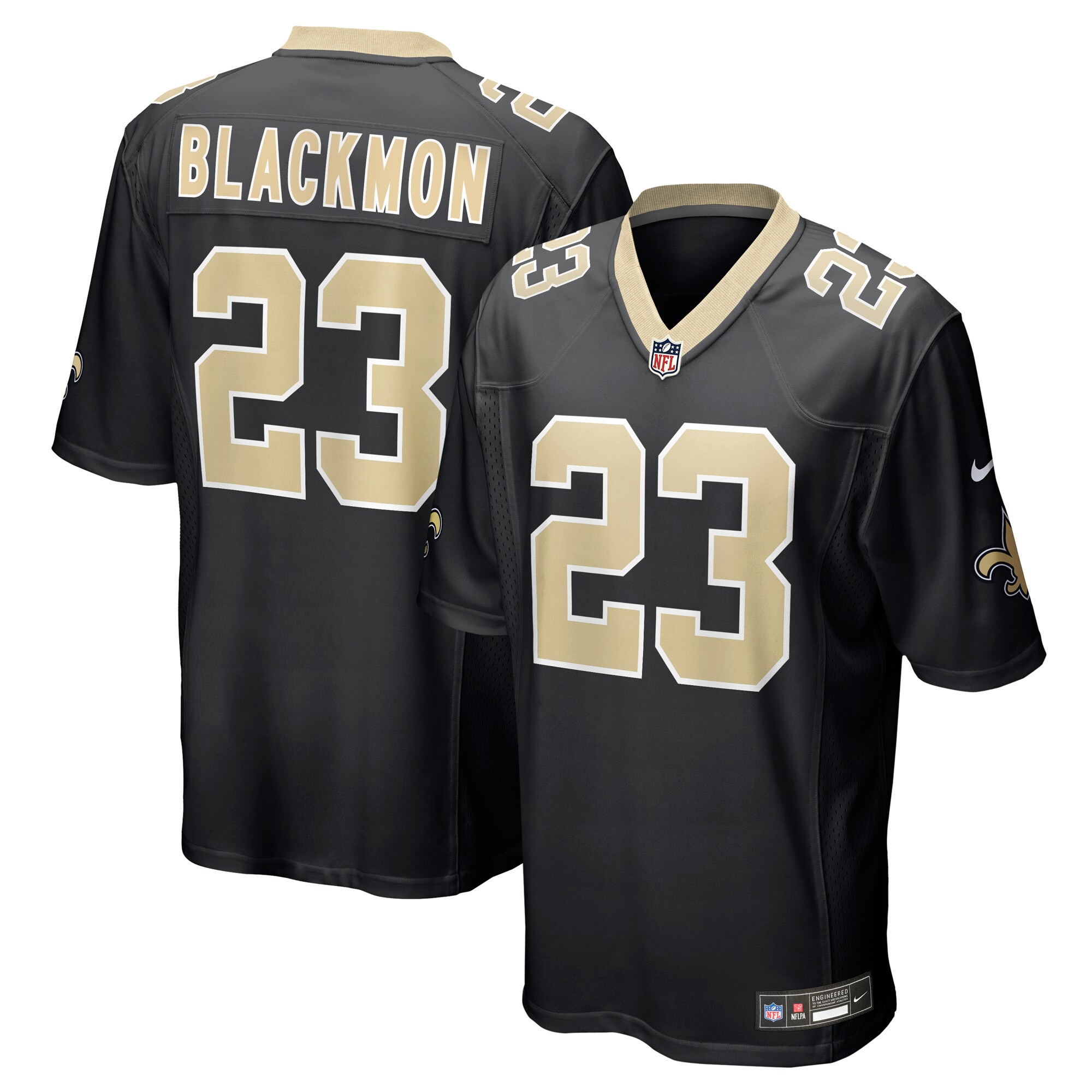 julian blackmon new orleans saints nike team game jersey black clowdercats ou1qh.jpg