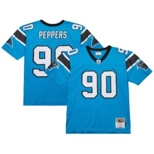 julius peppers carolina panthers mitchell ness legacy replica jersey blue clowdercats bgjvw.jpg