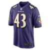 justice hill baltimore ravens nike game jersey purple clowdercats xzp58.jpg