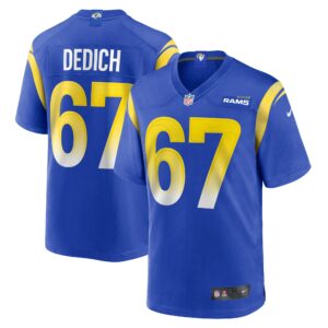 justin dedich los angeles rams nike game jersey royal clowdercats 2ep3o.jpg
