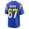 justin dedich los angeles rams nike game jersey royal clowdercats pioqb.jpg