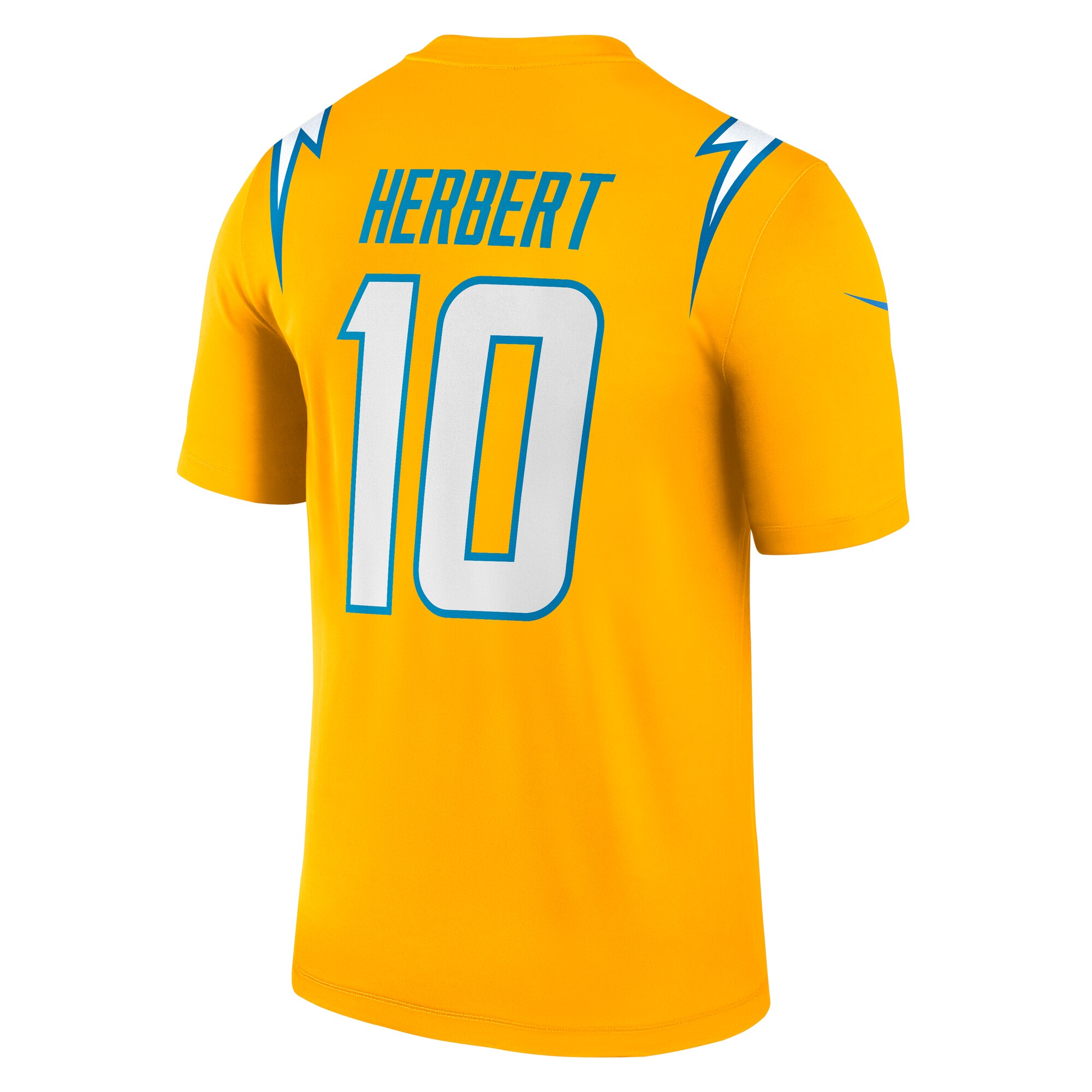 justin herbert los angeles chargers nike alternate charger power legend player performance top gold clowdercats g52vn.jpg