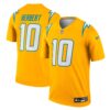 justin herbert los angeles chargers nike alternate charger power legend player performance top gold clowdercats zfj5t.jpg