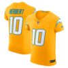 justin herbert los angeles chargers nike alternate charger power vapor fuse elite jersey gold clowdercats dvklz.jpg