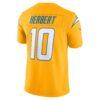 justin herbert los angeles chargers nike alternate charger power vapor fuse limited jersey gold clowdercats efniu.jpg