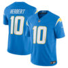 justin herbert los angeles chargers nike vapor fuse limited jersey powder blue clowdercats snwey.jpg