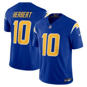 justin herbert los angeles chargers nike vapor fuse limited jersey royal clowdercats lycus.jpg