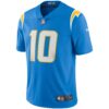 justin herbert los angeles chargers nike vapor limited jersey powder blue clowdercats ouurg.jpg