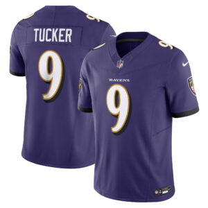 justin tucker baltimore ravens nike vapor fuse limited jersey purple clowdercats zrjpt.jpg