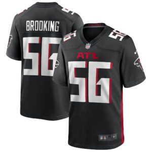 keith brooking atlanta falcons nike game retired player jersey black clowdercats no5fa.jpg