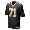 kelvin banks jr new orleans saints nike 2025 nfl draft first round pick game jersey black clowdercats fwjz3.jpg