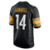 kenneth gainwell pittsburgh steelers nike team game jersey black clowdercats hguwa.jpg