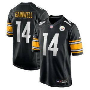 kenneth gainwell pittsburgh steelers nike team game jersey black clowdercats lufv6.jpg
