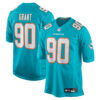 kenneth grant miami dolphins nike 2025 nfl draft first round pick game jersey aqua clowdercats so8f4.jpg