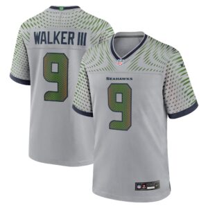 kenneth walker iii seattle seahawks nike 2025 rivalries collection game jersey wolf gray clowdercats j7q2e.jpg