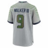 kenneth walker iii seattle seahawks nike 2025 rivalries collection game jersey wolf gray clowdercats nyzo8.jpg