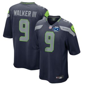 kenneth walker iii seattle seahawks nike 50th season game jersey college navy clowdercats 5kvwn.jpg