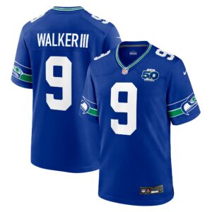 kenneth walker iii seattle seahawks nike alternate 50th season game jersey royal clowdercats g2mvs.jpg