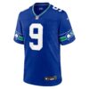 kenneth walker iii seattle seahawks nike throwback player game jersey royal clowdercats kn4sl.jpg