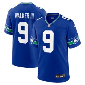 kenneth walker iii seattle seahawks nike throwback player game jersey royal clowdercats kose9.jpg