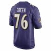 kenyon green baltimore ravens nike team game jersey purple clowdercats 87erd.png