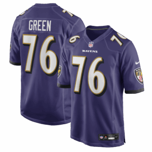 kenyon green baltimore ravens nike team game jersey purple clowdercats vqdld.png