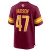 khaleke hudson washington commanders nike game jersey burgundy clowdercats hrahu.jpg