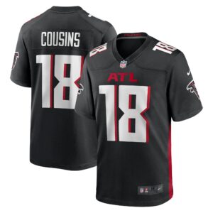 kirk cousins atlanta falcons nike game player jersey black clowdercats iq1m0.jpg