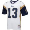 kurt warner los angeles rams mitchell ness big tall 2001 retired player replica jersey white clowdercats wkzzr.jpg