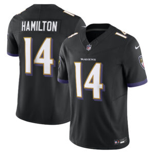 kyle hamilton baltimore ravens nike alternate vapor fuse limited jersey black clowdercats rahkn.jpg