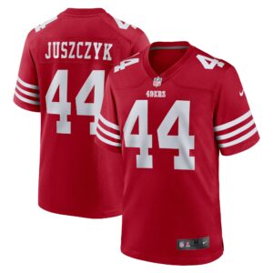 kyle juszczyk san francisco 49ers nike player game jersey scarlet clowdercats hjvwx.jpg
