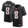 kyle pitts sr atlanta falcons nike team game jersey black clowdercats ruoto.jpg
